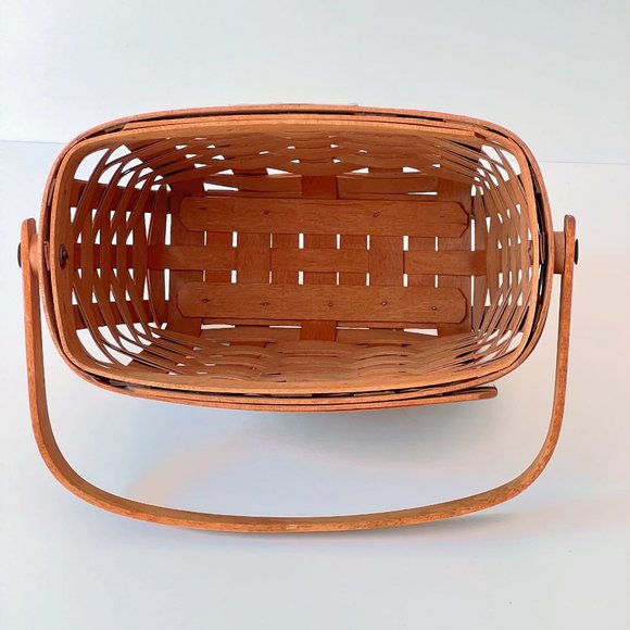 Longaberger Vintage Signed Limited Edition Basket, Rustic Farmhouse- 1990 - Picture 10 of 16